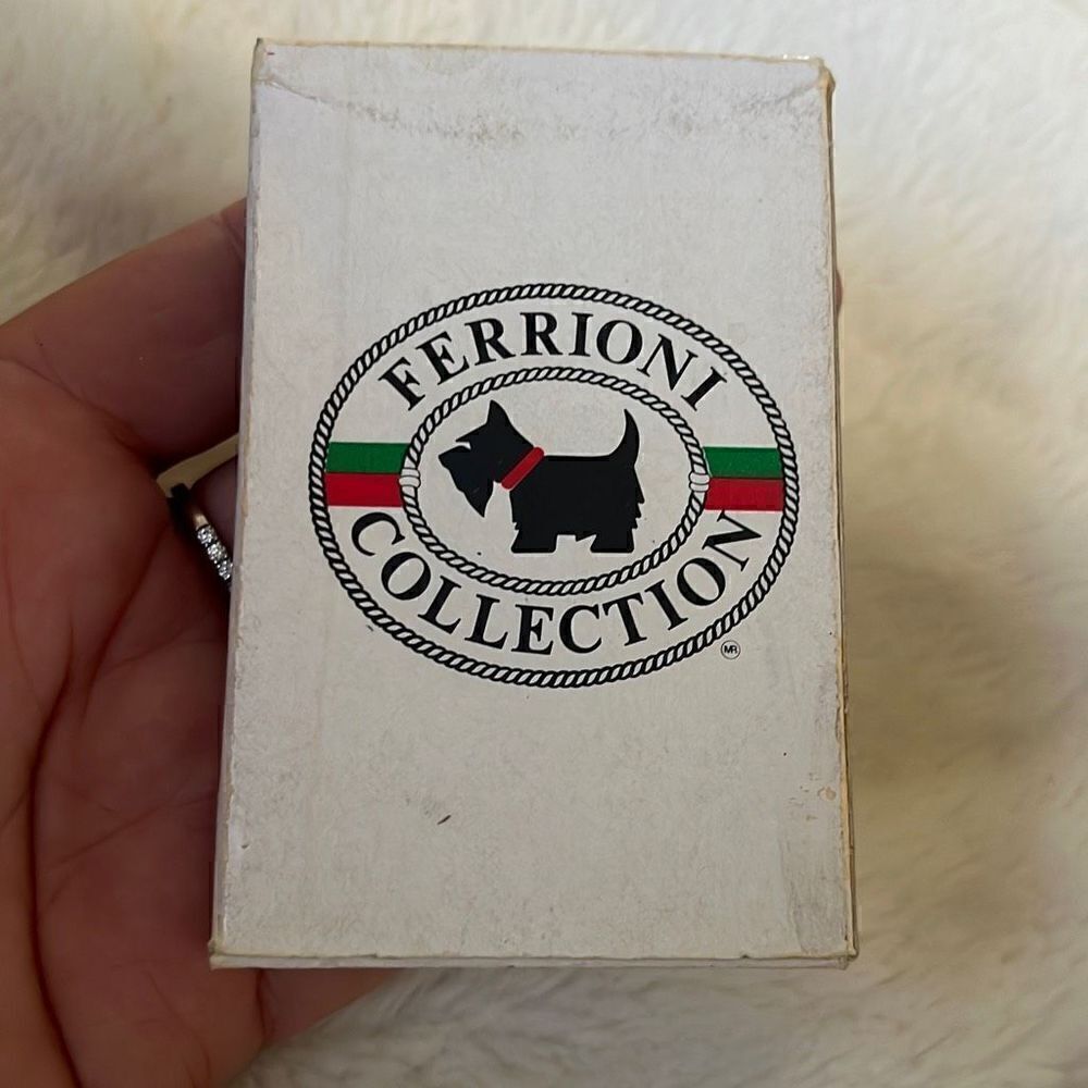 Vintage Ferrioni Collection Scottie Dog Playing Cards Never Used